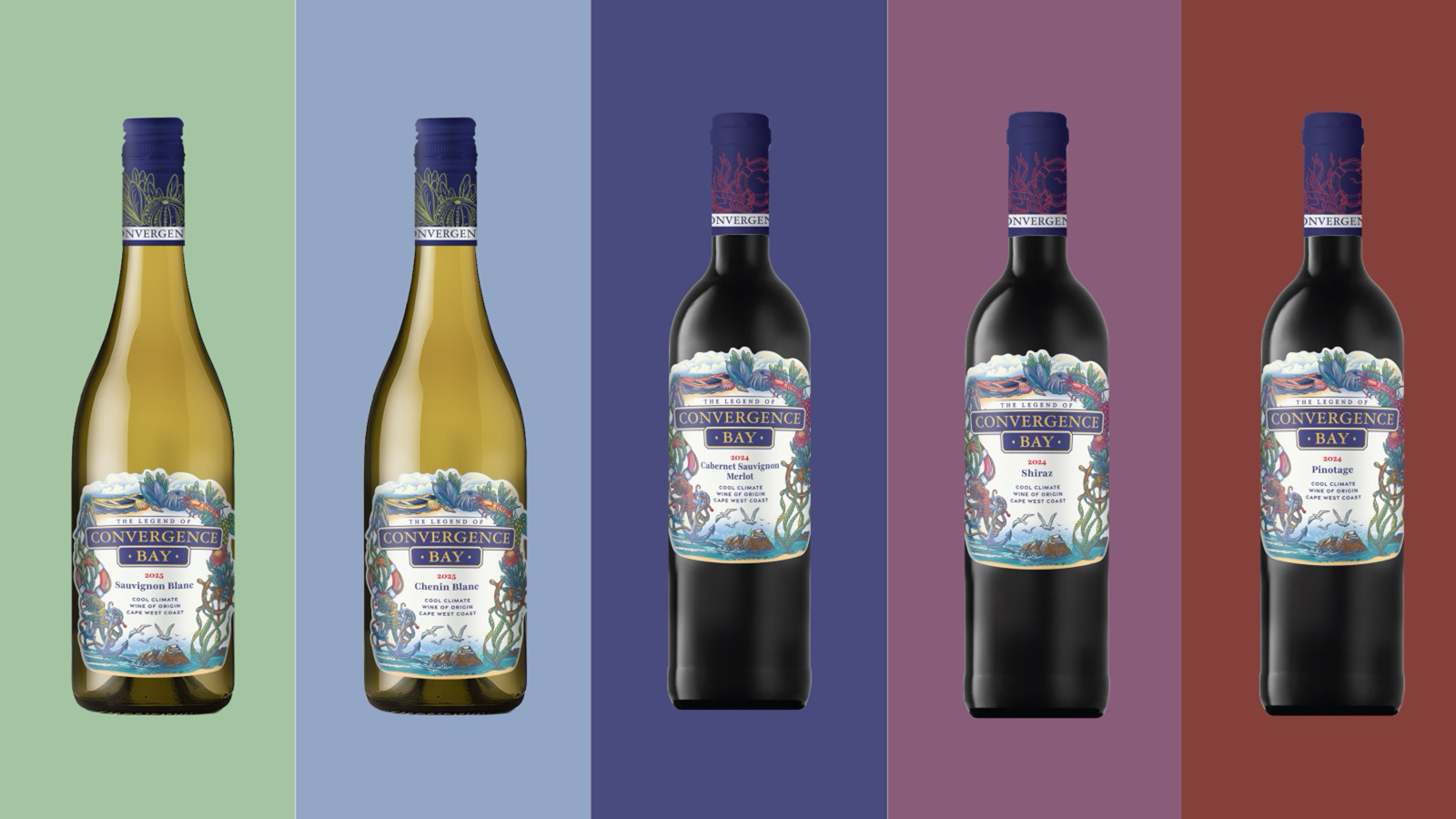Convergence Bay Bottle Lineup