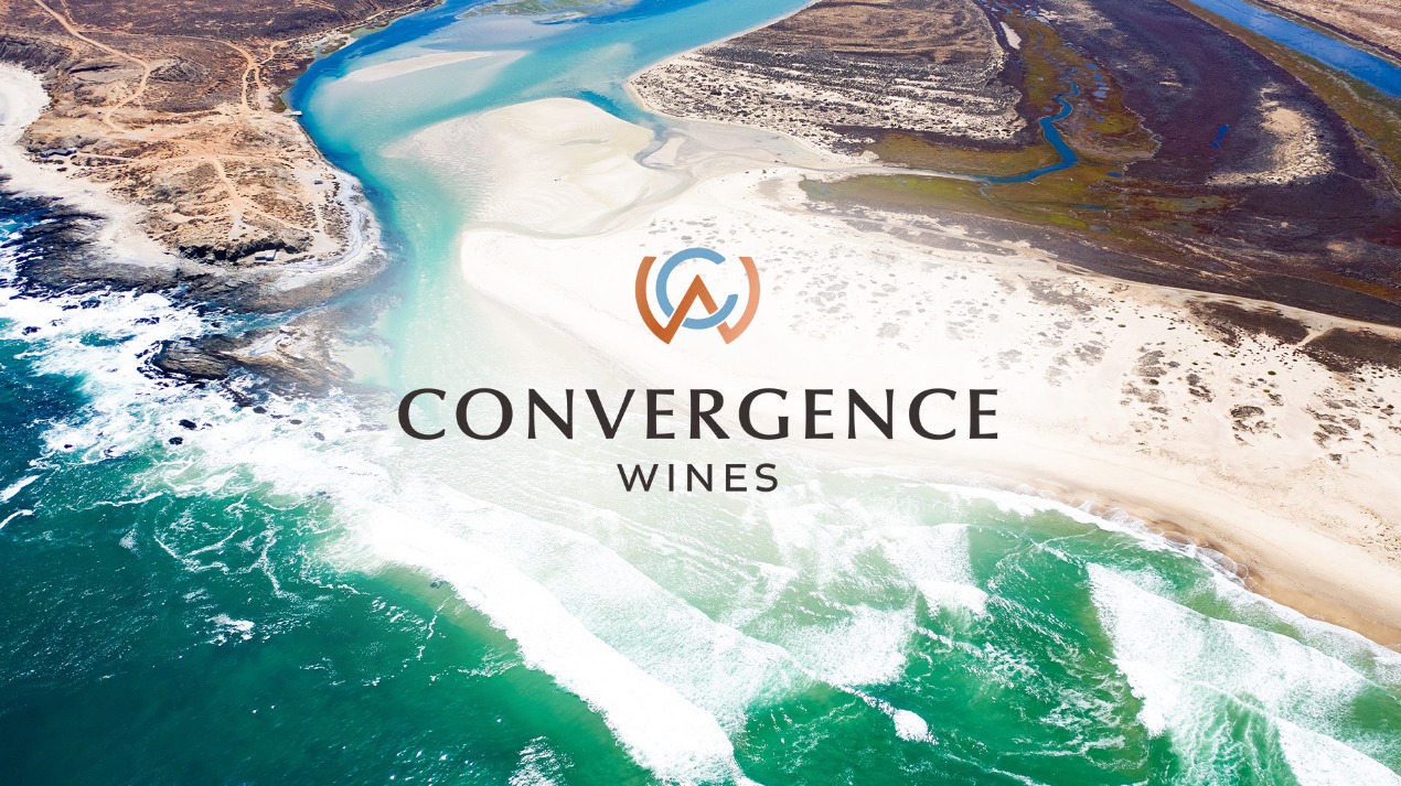 Convergence Wines — aerial view of South Africa's Cape West Coast estuary